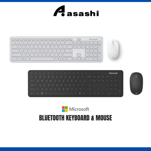 Microsoft Bluetooth Keyboard Mouse Combo Black / Monza Gray (QHG-00017 / QHG-00047)