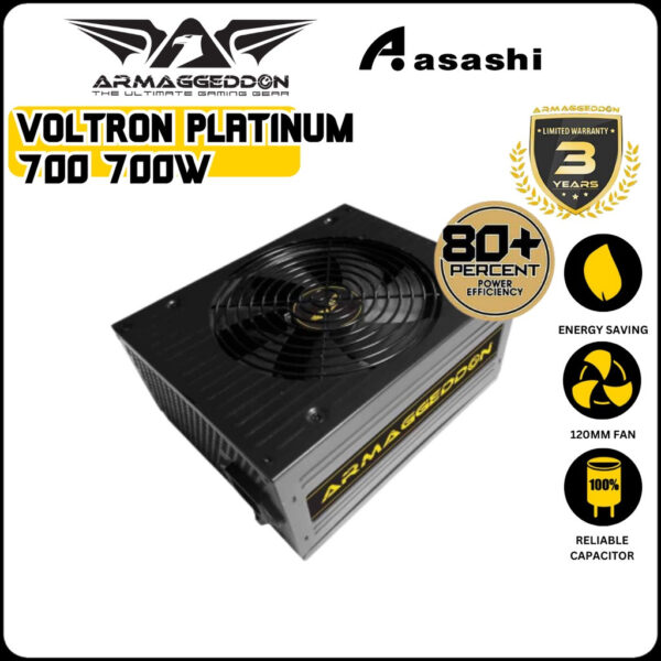 Armaggeddon Voltron Platinum 700 700W / Voltron Platinum 850 850W / Voltron Platinum 1200 1200W Power Supply