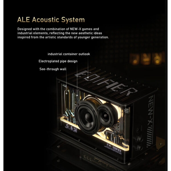 Edifier QD35 Tabletop Bluetooth Speaker | 35W GaN charger | AUX In | USB A | Gallium Nitride Smart Charging | Hi-Res