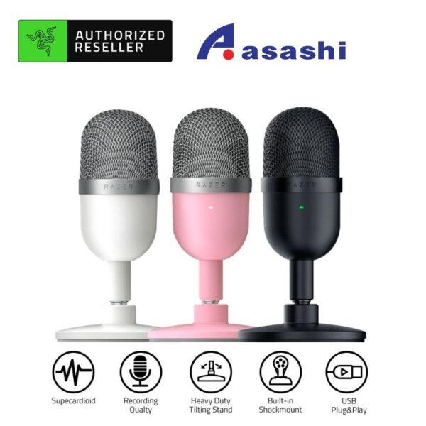 Razer Seiren Mini Ultra Compact Condenser Portable Gaming Microphone