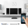SonicGear Space 3 Hi-Fi Bluetooth Speaker with Pure Rich Sound | FM Radio | Aux-In | USB Playback | 1 Year Warranty