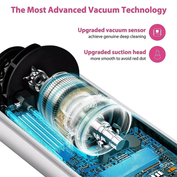 HYUNDAI Rechargeable Electric Blackhead Remover Vacuum FC-038 WH