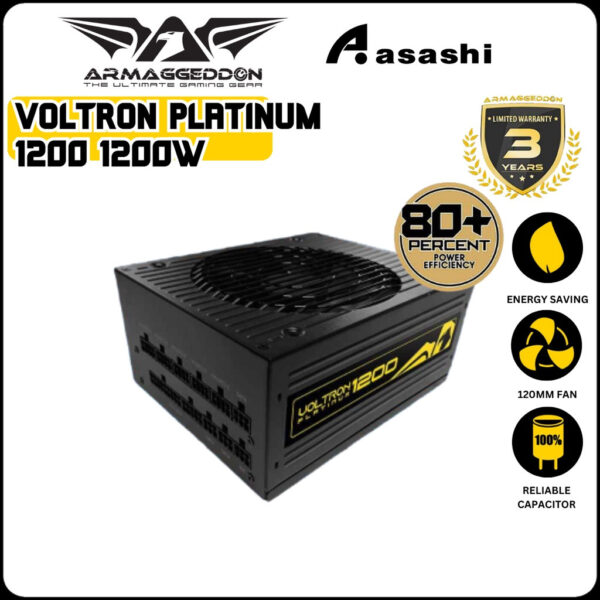 Armaggeddon Voltron Platinum 700 700W / Voltron Platinum 850 850W / Voltron Platinum 1200 1200W Power Supply