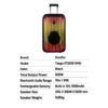 Vinnfier FlipGear Tango XT2000 WMU 500W Bluetooth Speaker HI-FI Audio Karaoke PartyBox Speaker with 2 Wireless Mic Audio