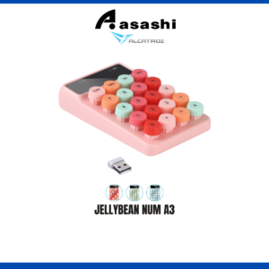 6e179e9c33de6f5d49934b5c8a3f395d.png Alcatroz JELLYBEAN Num A3 2.4G Wireless + Bluetooth Silent Numpad