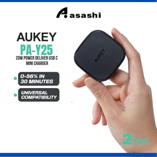 AUKEY PA-Y25 20W Power Deliver USB C Mini Charger (AUKEY MALAYSIA)