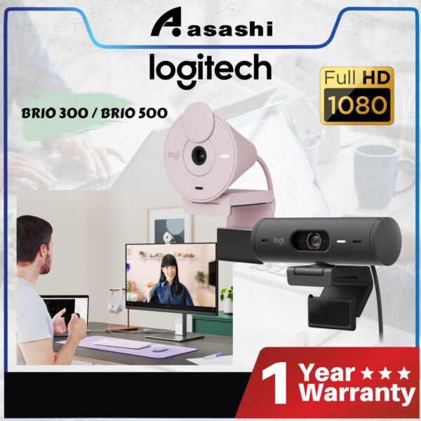 Logitech BRIO 100 / Brio 300 / Brio 500 1080p Webcam