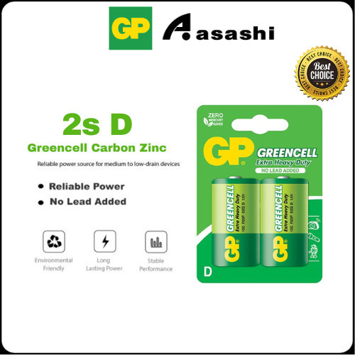 GP GREENCELL Extra Heavy Duty AA / AAA/ C / D / 9V BATTERY GP BATTERY