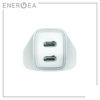 716b3f575d6400a22f5ff5bb6bcbf2e2.jpeg Energea AmpCharge GAN40, 2C PD/PPS WALL CHARGER 20W+20W, 40W (UK) - WHITE