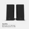 SonicGear Space 3 Hi-Fi Bluetooth Speaker with Pure Rich Sound | FM Radio | Aux-In | USB Playback | 1 Year Warranty