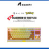 Razer BlackWidow V3 Tenkeyless (Green Switch) Pokemon Edition - Compact Mechanical keyboard Pikachu Eevee