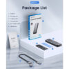 ORICO DDNV-C3-G2 M2PF M2PV M.2 SSD Enclosure USB C Gen2 10Gbps PCIe SSD Case M2 SATA NVME NGFF 5Gbps SSD Enclosure