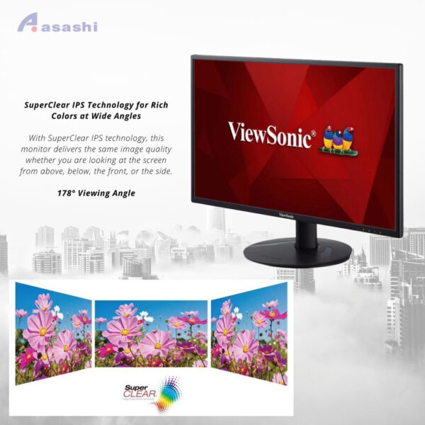 Viewsonic VA2432-H / VA2432 / VA2418-SH-2 24" 75Hz / 100Hz IPS Monitor with Frameless Design