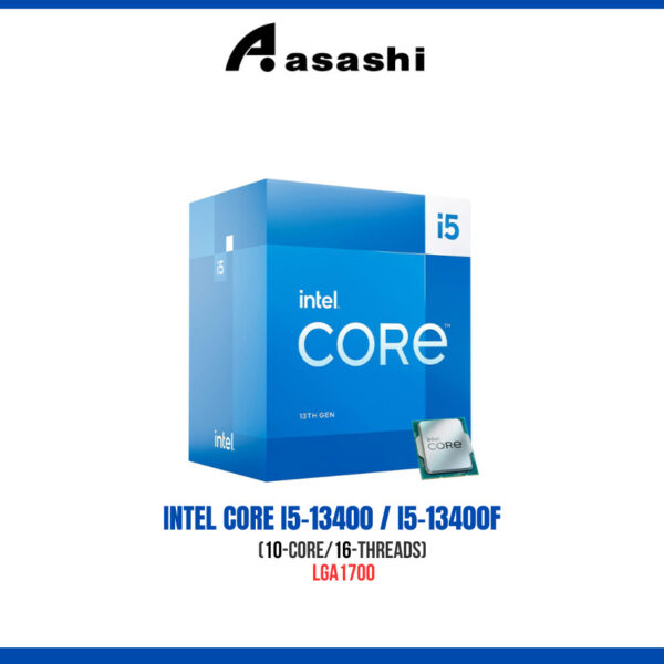 Intel Core i5-13400 (10-Core/16-Threads) Intel CPU Processor LGA1700