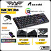 Armaggeddon SMK-12R RGB Kestrel Black Switch / Blue Switch / Red Switch Mechanical Keyboard