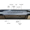Vinnfier VF Hyperbar 101 BT Bluetooth 50W Home TV Soundbar with 8 Light Show LED / HDMI / USB Driver