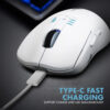 Armaggeddon Mirage V Bluetooth 5.0 Wireless 2.4G Rechargeable 10000 CPI Gaming Mouse