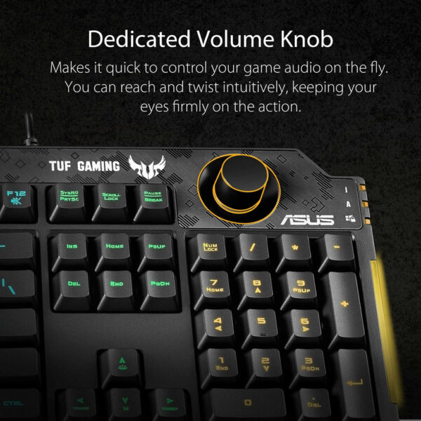 ASUS TUF Gaming K1 [Keyboard] + TUF Gaming M3 [Mouse] FREE TUF P1 - THE ULTIMATE FORCE SET