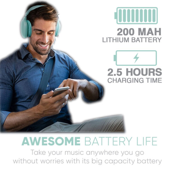 SonicGear AirPhone 6 Rechargeable Bluetooth Headphones With Mic | Up to 10 Hours PlayTime | 1 Year Warranty