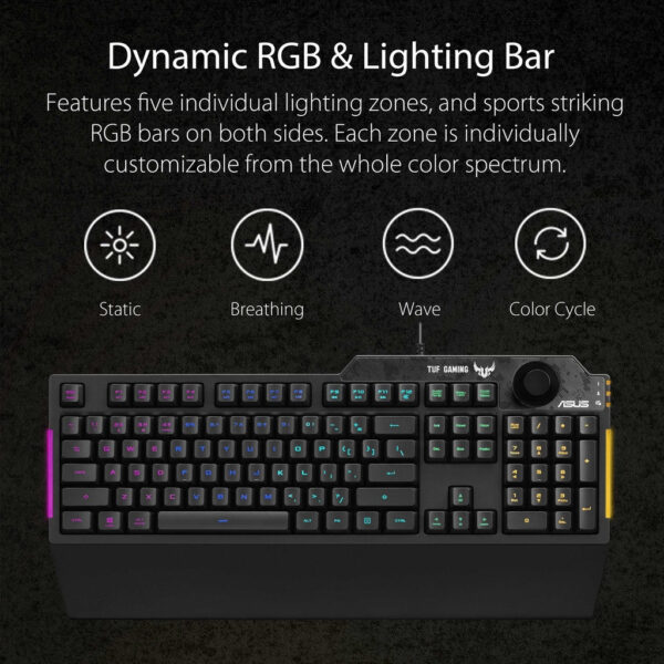 ASUS TUF Gaming K1 [Keyboard] + TUF Gaming M3 [Mouse] FREE TUF P1 - THE ULTIMATE FORCE SET