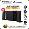 SonicGear Space 3 Hi-Fi Bluetooth Speaker with Pure Rich Sound | FM Radio | Aux-In | USB Playback | 1 Year Warranty