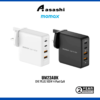 Momax ONE PLUG 100W 4-Port GaN Charger - Black (2Y) UM23AU / UM23 / UM23AUK