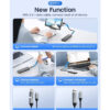 ORICO DDNV-C3-G2 M2PF M2PV M.2 SSD Enclosure USB C Gen2 10Gbps PCIe SSD Case M2 SATA NVME NGFF 5Gbps SSD Enclosure
