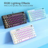 AULA F3061 61Keys Wired RGB Gaming Keyboard Membrane Keyboard USB Interface to Connect Computer/Notebook Mobile Phone Gr