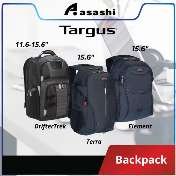 Targus 15.6" Terra / Element / Driftertrek backpack TSB226