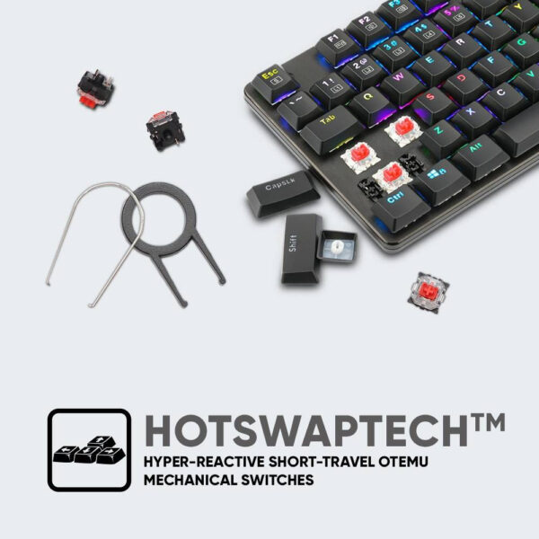 Armaggeddon SMK-9R RGB Falconet Outemu Black Switch / Blue Switch / Red Switch Mechanical Keyboard