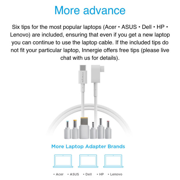 Innergie MagiCable 150 Laptop Cable - USB-C to Laptop Pin Converter Cable