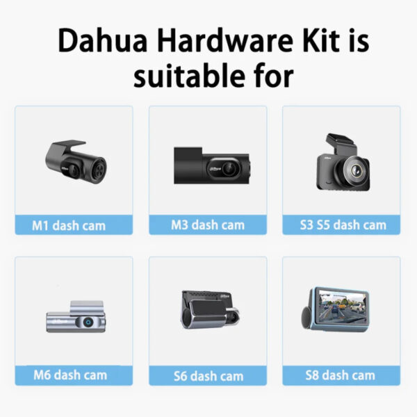 DAHUA DASHCAM HARDWARE KIT FOR 24 HOURS PARKING SURVEILLANCE PARKING MONITOR CABLE LINE (MINI USB / TYPE-C)