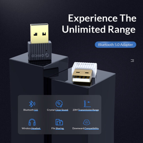 Orico BTA-508 Wireless USB Bluetooth 5.0 Dongle Adapter