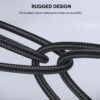 Aukey CB-NCC1 / CB-NCC2 Circlet 60W Nylon braided USB-C to USB-C cable