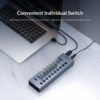 ORICO BT2U3-7AB 24W 7 Ports USB3.0 HUB Multi-port Hub With Individual Switches