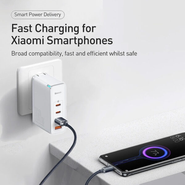 Baseus Crystal Shine Series Fast Charging Data Cable 100W 1.2m Type-C to Type-C
