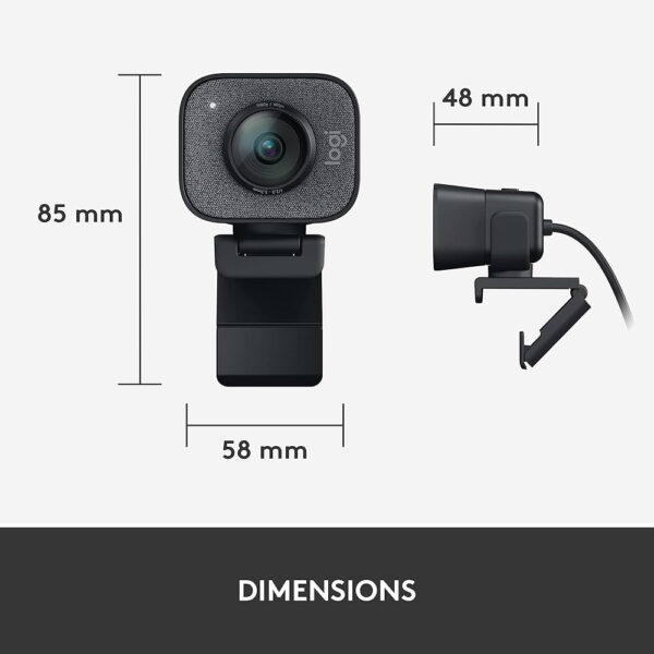Logitech StreamCam Full HD 1080P Streaming Webcam (Graphite & Off White)