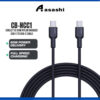Aukey CB-NCC1 / CB-NCC2 Circlet 60W Nylon braided USB-C to USB-C cable