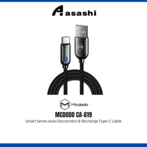 Mcdodo CA-619 Smart Series Auto Disconnect & Recharge Type-C Cable - 1M