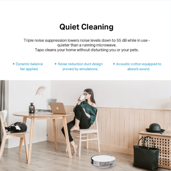 920e5fb0569e95d69d0b05e908fbbf91-1.png TP-Link Tapo RV10 Smart Robot Vacuum Cleaner & Wet/Dry 2 in 1 Mopping Sweeping And Strong Power Suction