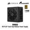 Corsair RM650 Power Supply - 80+ Gold, Fully Modular, 7 Years Warranty (CP-9020280-UK)