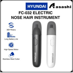 93ef413dd789dbcdcfb8fe678111f5e7.jpeg HYUNDAI Portable Electric Rechargeable Nose Hair Trimmer FC-032 FC-052