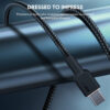Aukey CB-NCC1 / CB-NCC2 Circlet 60W Nylon braided USB-C to USB-C cable