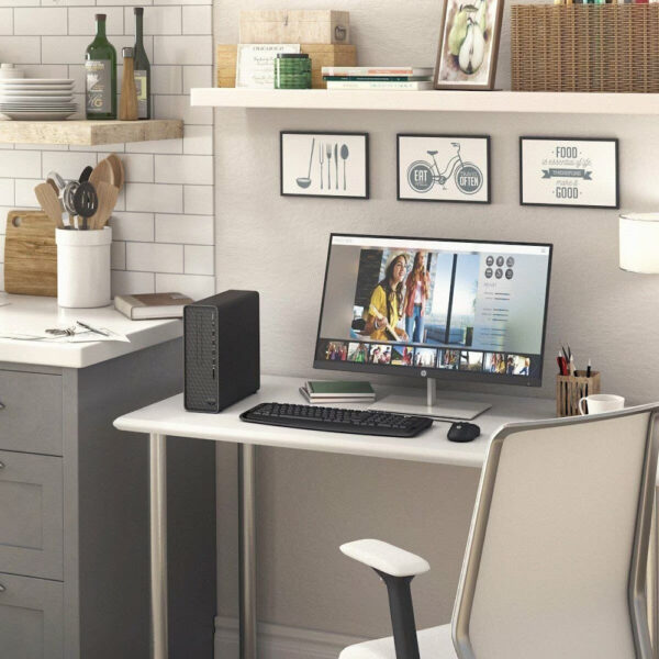 HP Slim S01-pF4003d Desktop PC-A58HJPA-(Intel Core i5-14400/8GD4/512GB SSD/Intel UHD Graphic/WiFi+BT/USB KB & Mouse/Office H&S/Win11Home/3Yrs)