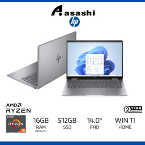 HP ENVY x360 14-fa0057A / 14-fa0058AU (AMD Ryzen 5-8640HS/16GB DDR5 OB (No Slot)/512GB SSD/14" FHD IPS Touch/AMD Radeon™