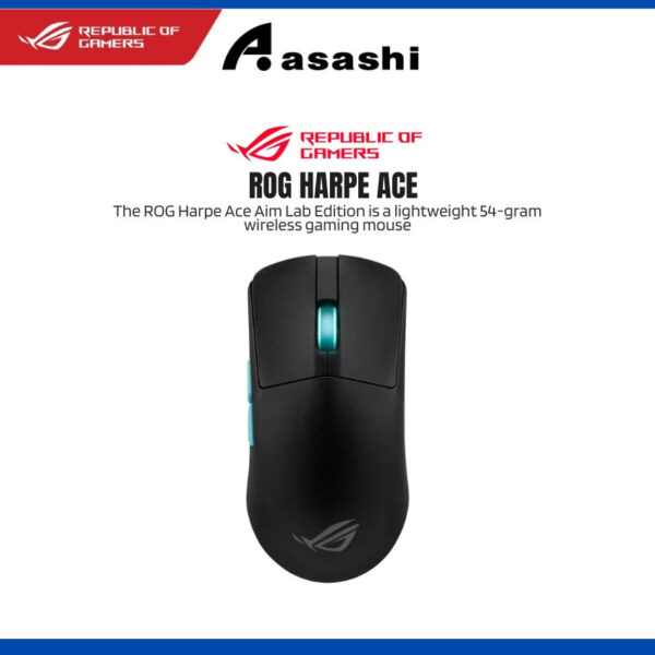 ROG Harpe Ace Aim Lab Edition Wireless Gaming Mouse 54-gram ROG SpeedNova Bluetooth 36000 DPI
