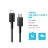 Anker 322 3ft / 6ft USB-C to USB-C Cable (3ft / 6ft Braided) - Black/White