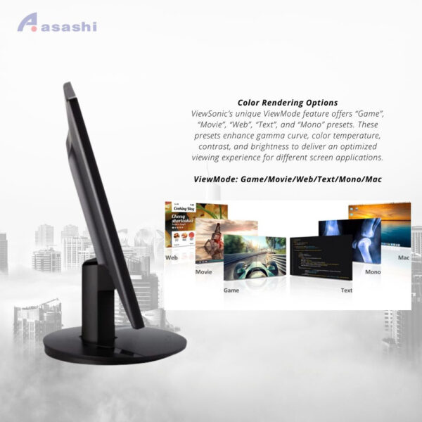 Viewsonic VA2432-H / VA2432 / VA2418-SH-2 24" 75Hz / 100Hz IPS Monitor with Frameless Design