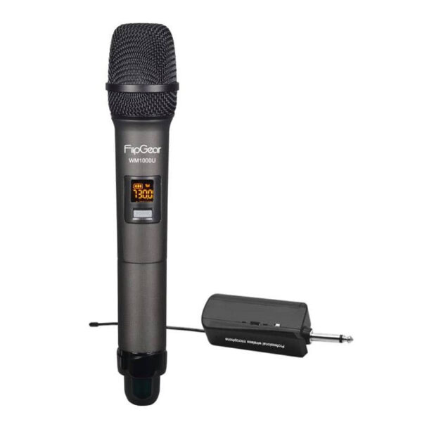 Vinnfier WM1100DuoU Professional UHF Wireless Microphone with Audio