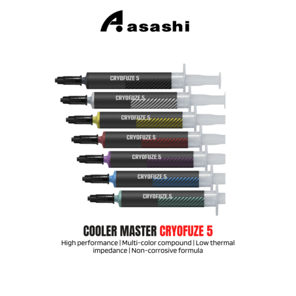 Cooler Master | Ice Fusion V2, Violet, Cryofuze 5 , Regular , Pro V2 , Maker , HTK-002-U1) Thermal Paste Compound